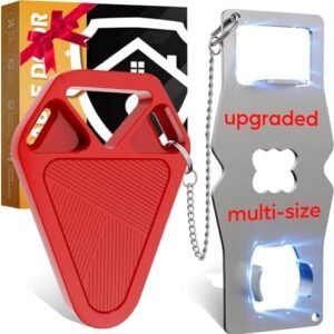 Portable Door Lock Travel Hotel Safety: Hotel Door Locks for Travelers, Home Apartment Security Locker from Inside Room Bedroom Women Travel Gifts Traveler Stocking Stuffers Traveling Essentials